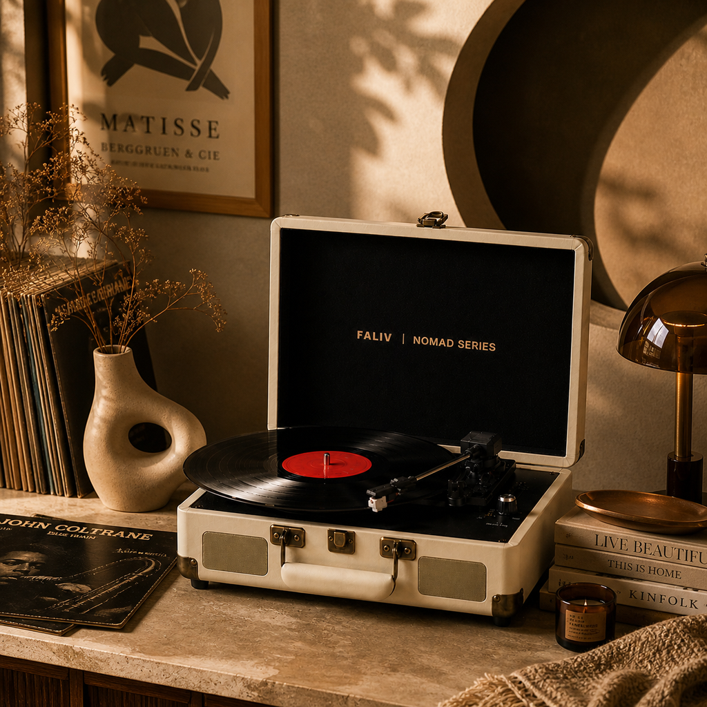 Faliv Nomad Series – Vintage Suitcase Vinyl Player