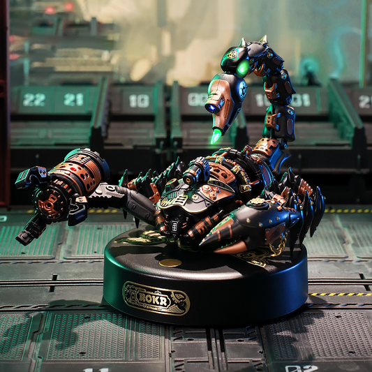 Realistic Mechanical Scorpion – Articulated Metal Insect Model | Unique Gift for Sci-Fi & Art Lovers