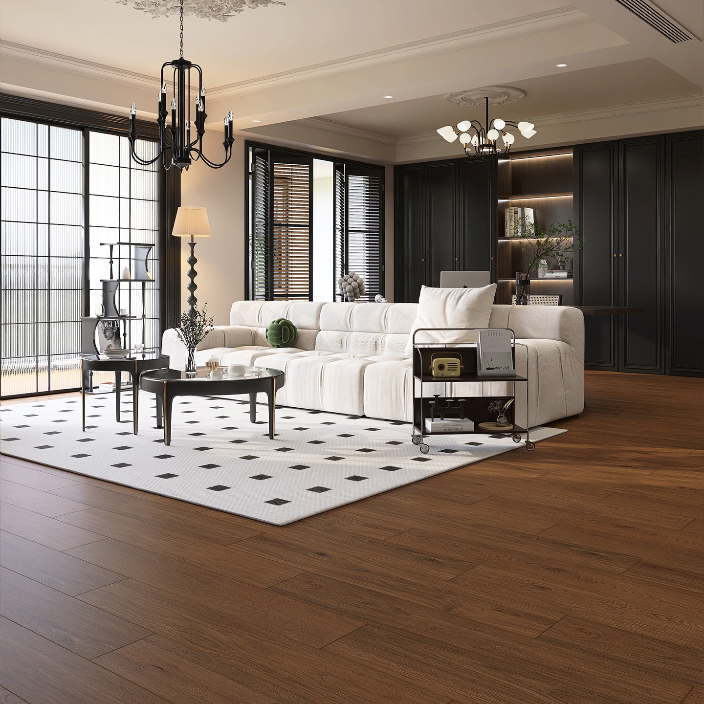 The Warmth of Wood, the Strength of Tile: ceramic tile that looks like wood