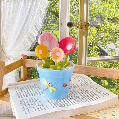 Ceramic spoon flower designspoon set Bouquets