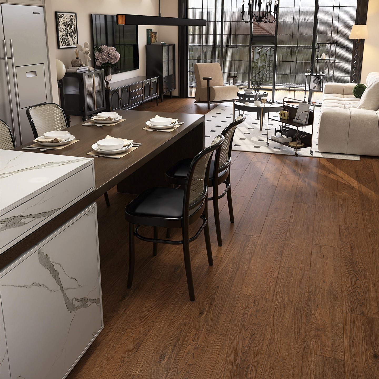The Warmth of Wood, the Strength of Tile: ceramic tile that looks like wood