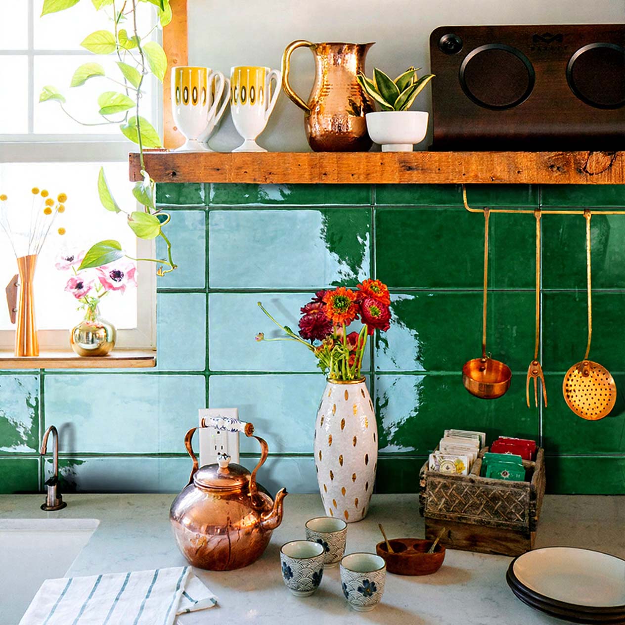 Blue Ceramic Tile, Green Ceramic Tile, Solid Color Tile: Modern Design Meets Natural Tones