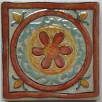 Retro European Art Tiles – （90 x 90mm） Decorative Ceramic Tile