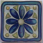 Retro European Art Tiles – （90 x 90mm） Decorative Ceramic Tile