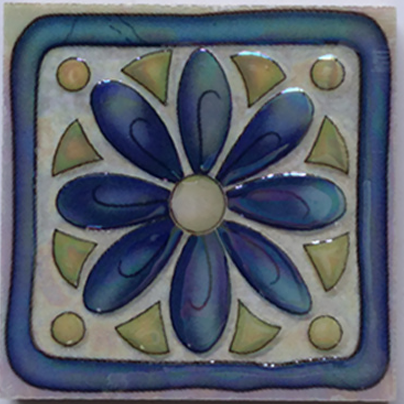 Retro European Art Tiles – （90 x 90mm） Decorative Ceramic Tile