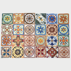 Retro European Art Tiles – （90 x 90mm） Decorative Ceramic Tile