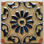Retro European Art Tiles – （90 x 90mm） Decorative Ceramic Tile