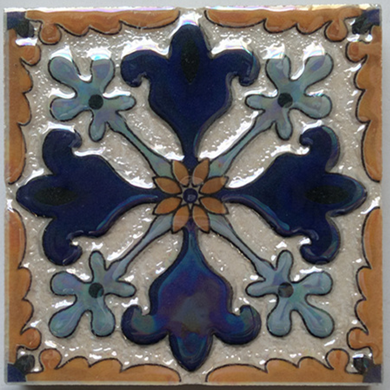 Retro European Art Tiles – （90 x 90mm） Decorative Ceramic Tile