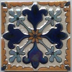 Retro European Art Tiles – （90 x 90mm） Decorative Ceramic Tile