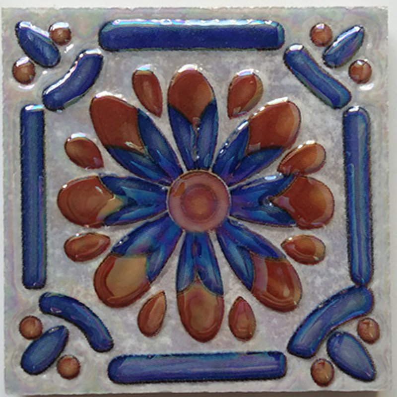 Retro European Art Tiles – （90 x 90mm） Decorative Ceramic Tile