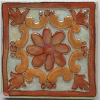 Retro European Art Tiles – （90 x 90mm） Decorative Ceramic Tile