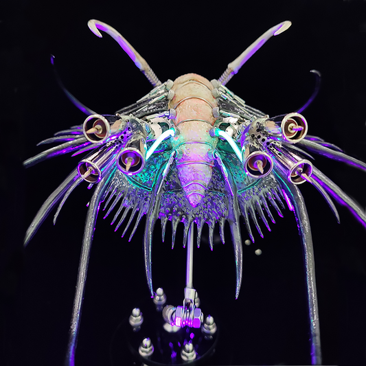 Metal 3D Steampunk Trilobite Bug Assembled