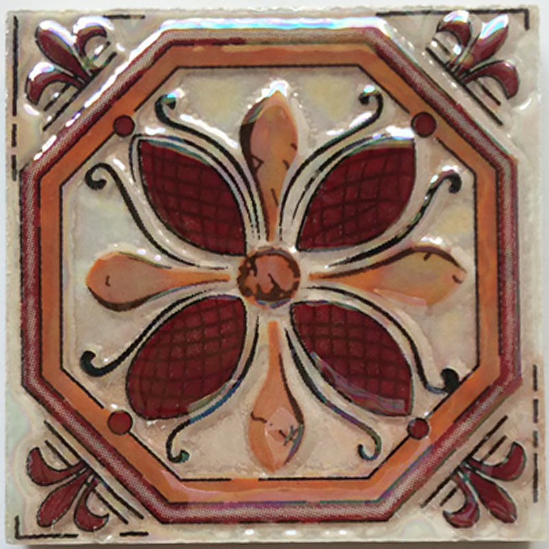 Retro European Art Tiles – （90 x 90mm） Decorative Ceramic Tile
