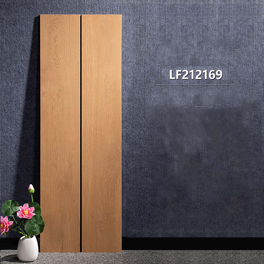 The Warmth of Wood, the Strength of Tile: ceramic tile that looks like wood