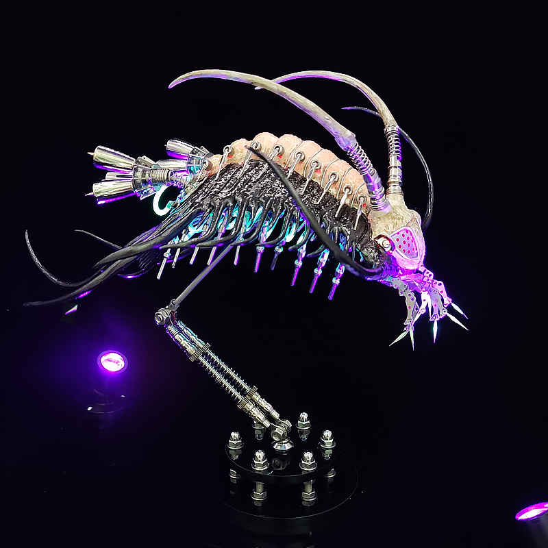 Metal 3D Steampunk Trilobite Bug Assembled