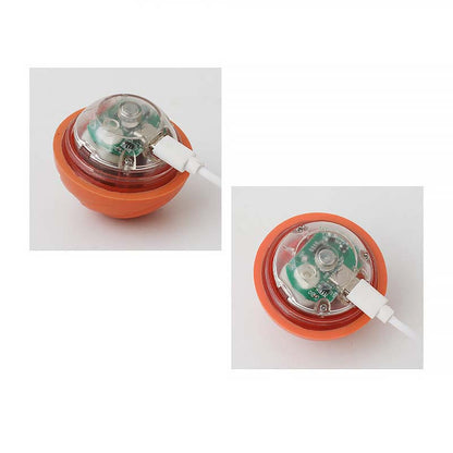 Teamoda Duraspin Interactive Dog Ball Toys – 2-Pack Motion-Activated Rolling Balls for Small & Large Dogs, USB Rechargeable & Durable – 2025 Smart Pet Toy (Blue + Orange)