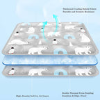 MICROCOSMOS Cool Pet Cooling Mat for Dogs and Cats – Washable, Portable, Summer Heat Relief Pad for All Pets