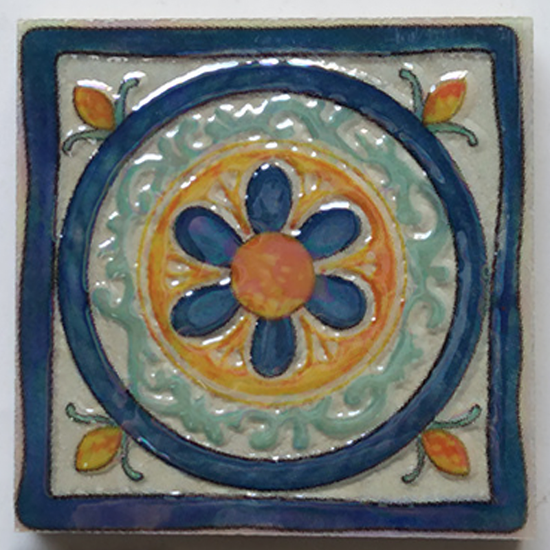 Retro European Art Tiles – （90 x 90mm） Decorative Ceramic Tile