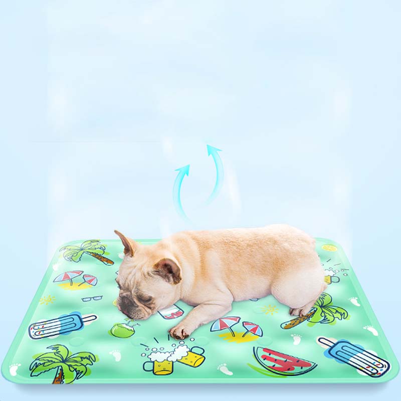 MICROCOSMOS Cool Pet Cooling Mat for Dogs and Cats – Washable, Portable, Summer Heat Relief Pad for All Pets