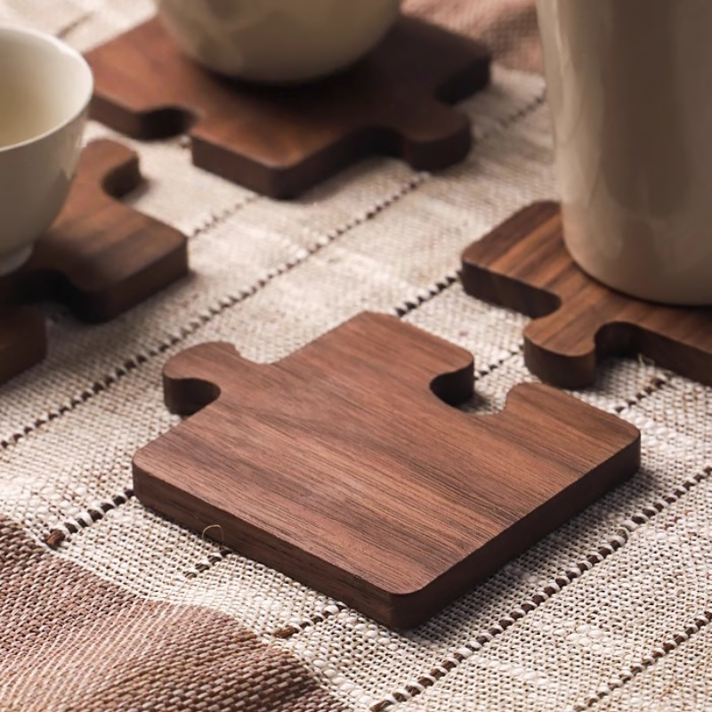 DIY Puzzle Coaster Set – Fun Craft Kit for Home or Gift Customizable pattern