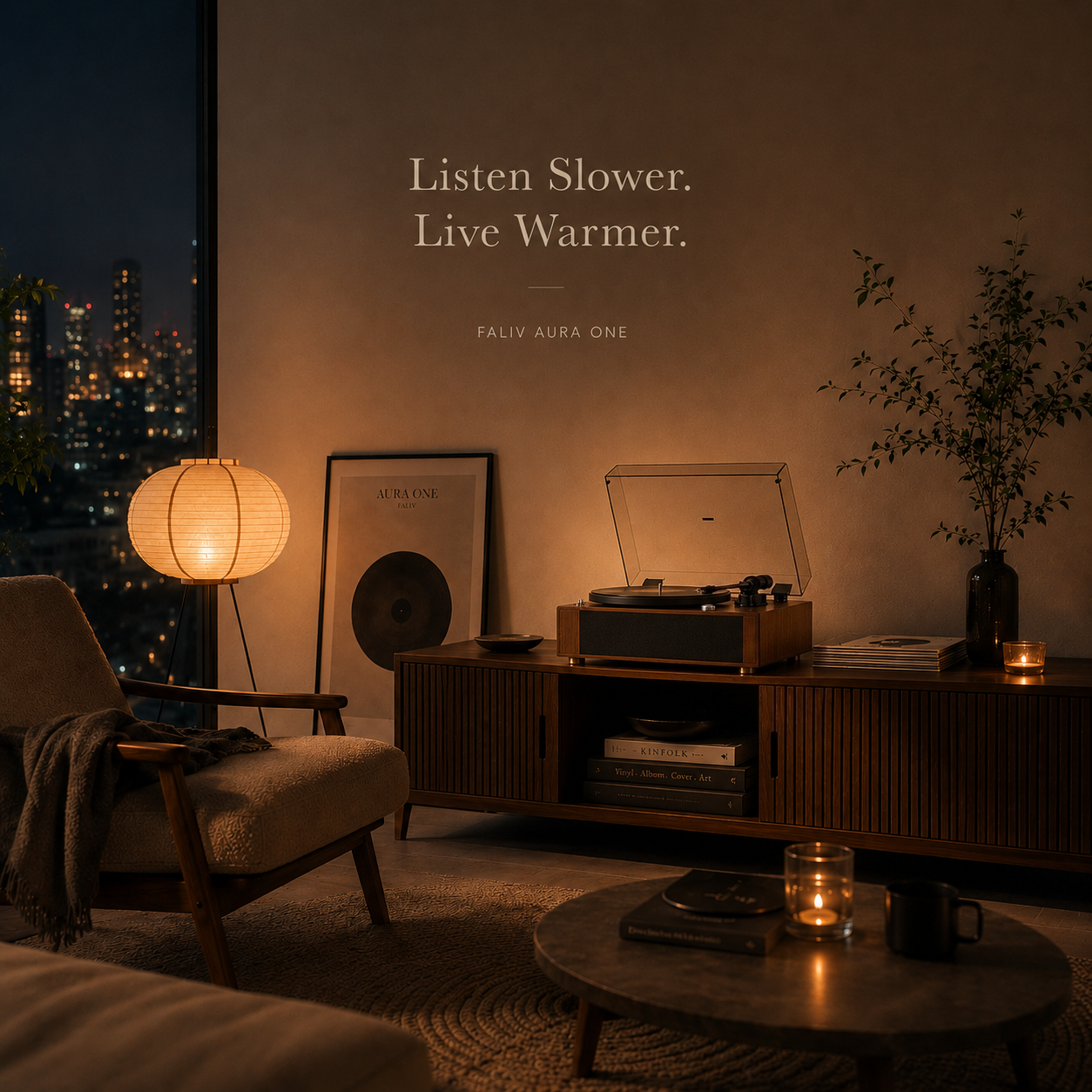 Listen Slower. Live Warmer.