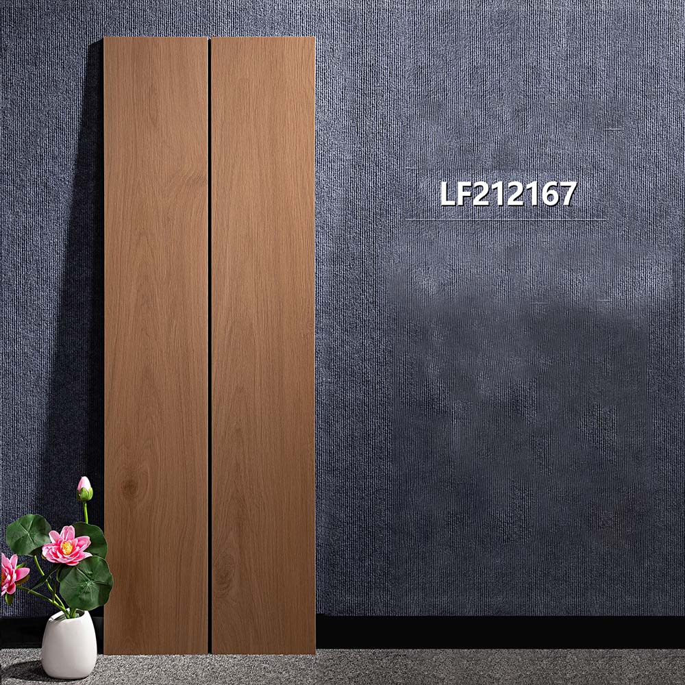 The Warmth of Wood, the Strength of Tile: ceramic tile that looks like wood