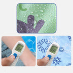 MICROCOSMOS Cool Pet Cooling Mat for Dogs and Cats – Washable, Portable, Summer Heat Relief Pad for All Pets