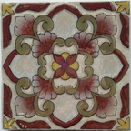 Retro European Art Tiles – （90 x 90mm） Decorative Ceramic Tile