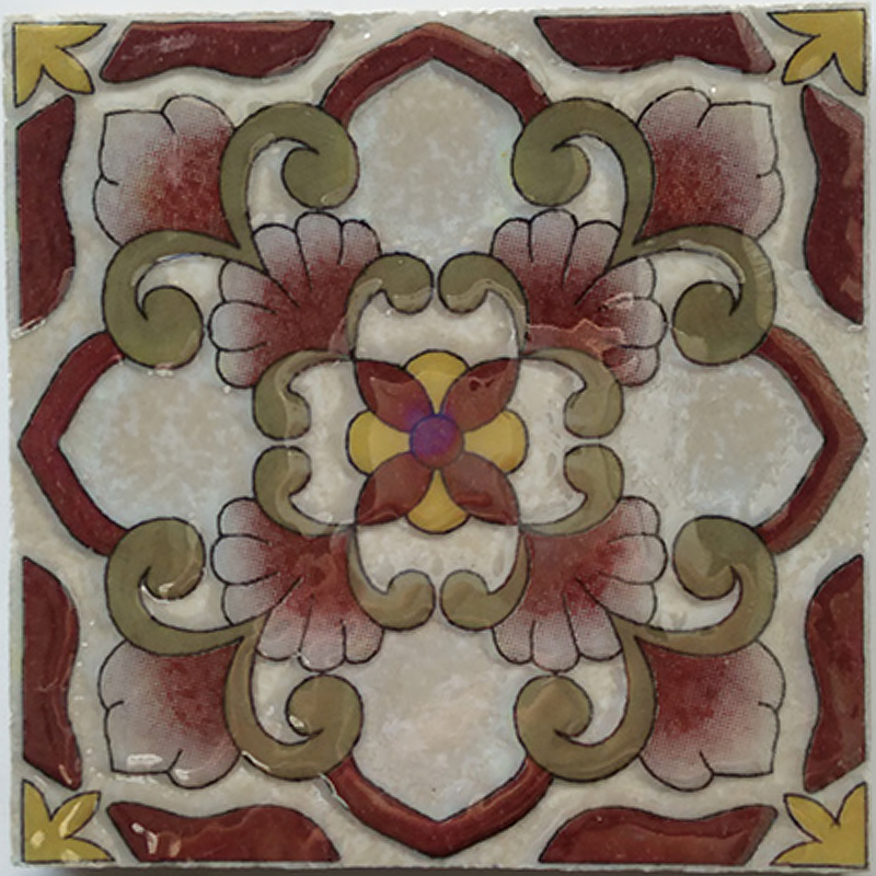 Retro European Art Tiles – （90 x 90mm） Decorative Ceramic Tile