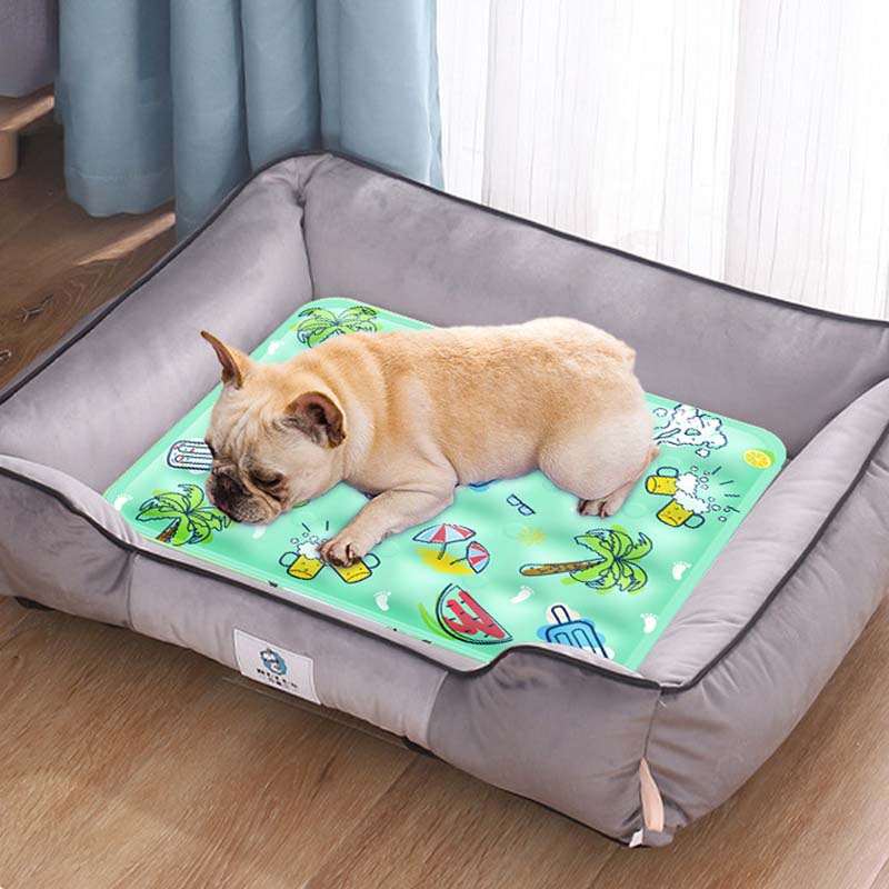 MICROCOSMOS Cool Pet Cooling Mat for Dogs and Cats – Washable, Portable, Summer Heat Relief Pad for All Pets