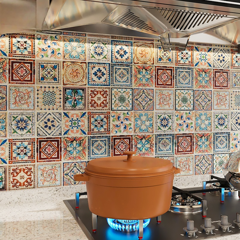 Aged Ceramic Tile Vintage Aged Design Tile - Unique Backsplash Tile - Bathroom Tile - Accent Tiles
