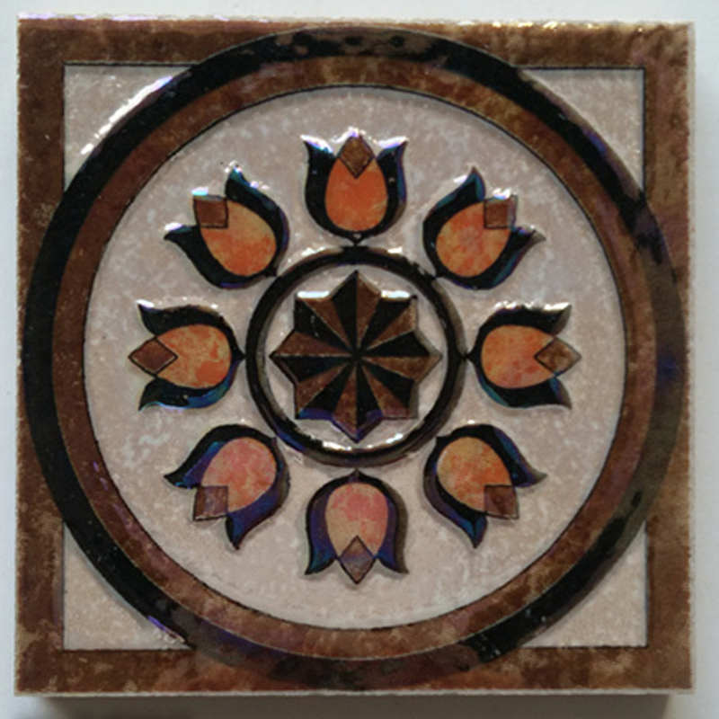 Retro European Art Tiles – （90 x 90mm） Decorative Ceramic Tile