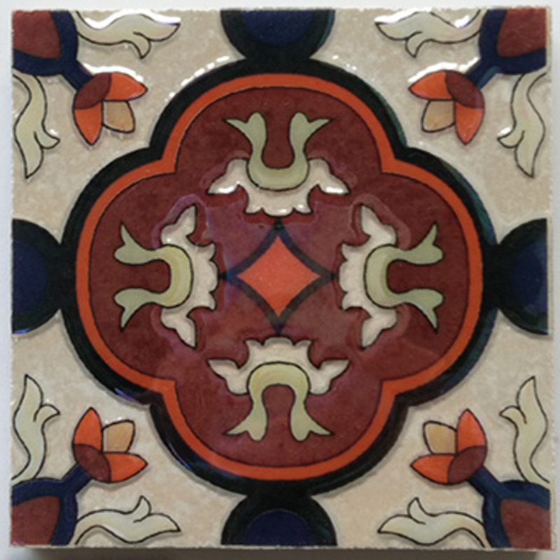 Retro European Art Tiles – （90 x 90mm） Decorative Ceramic Tile