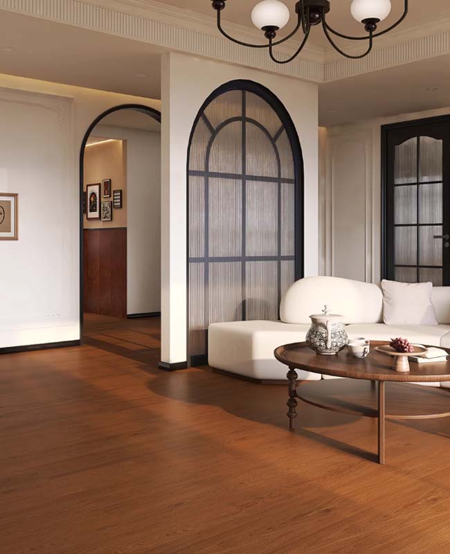 The Warmth of Wood, the Strength of Tile: ceramic tile that looks like wood
