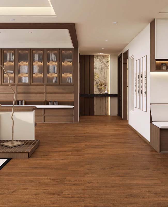 The Warmth of Wood, the Strength of Tile: ceramic tile that looks like wood