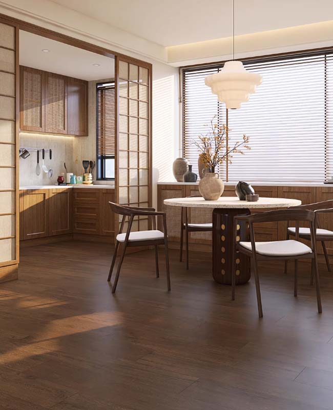 The Warmth of Wood, the Strength of Tile: ceramic tile that looks like wood