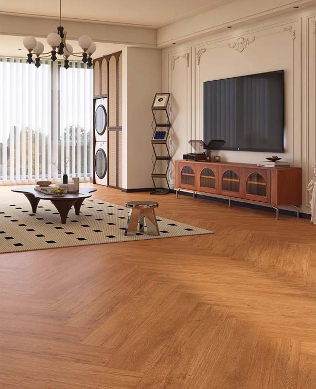 The Warmth of Wood, the Strength of Tile: ceramic tile that looks like wood