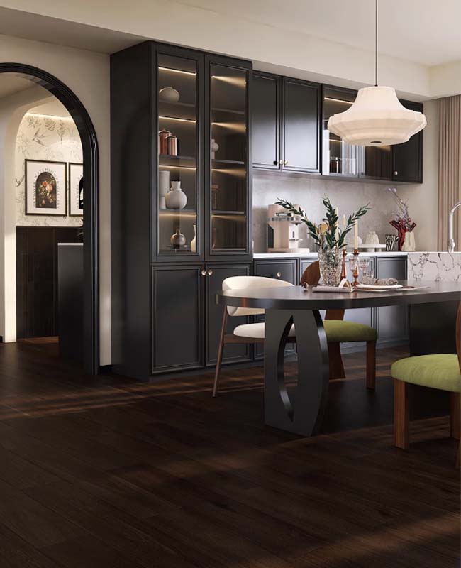 The Warmth of Wood, the Strength of Tile: ceramic tile that looks like wood