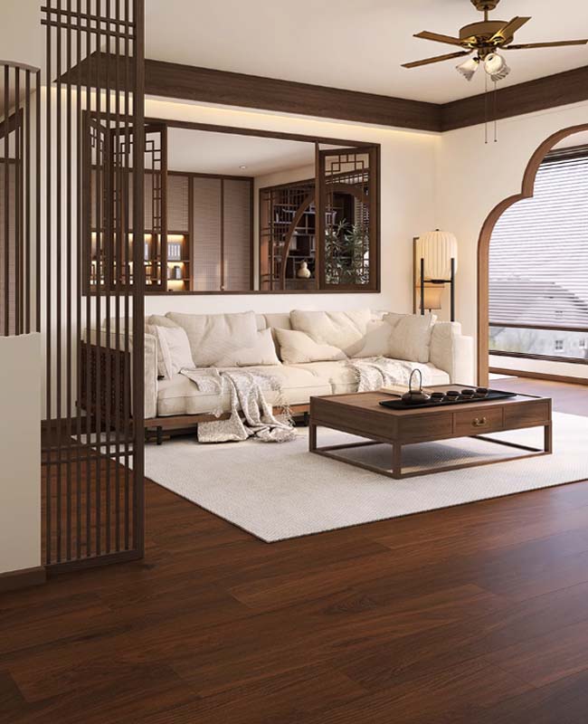 The Warmth of Wood, the Strength of Tile: ceramic tile that looks like wood