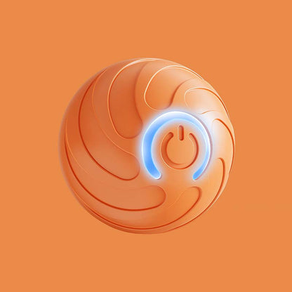 Teamoda Duraspin Interactive Dog Ball Toys – 2-Pack Motion-Activated Rolling Balls for Small & Large Dogs, USB Rechargeable & Durable – 2025 Smart Pet Toy (Blue + Orange)