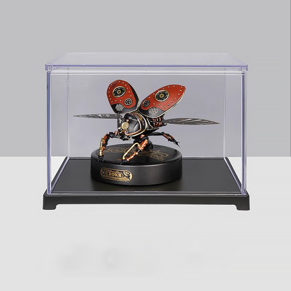 Realistic Mechanical Rhinoceros Beetle – Articulated Metal Insect Model | Unique Gift for Collectors & Sci-Fi Fans
