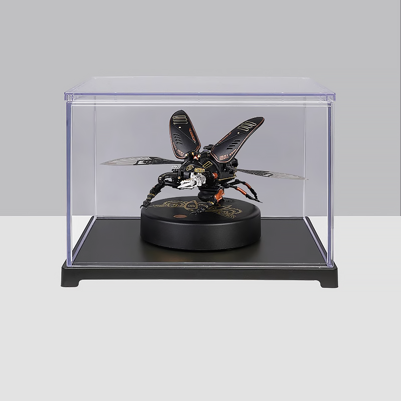 Realistic Stag Beetle Model – Articulated Metal Mecha Insect | Collectible Gift for Sci-Fi & Bug Lovers