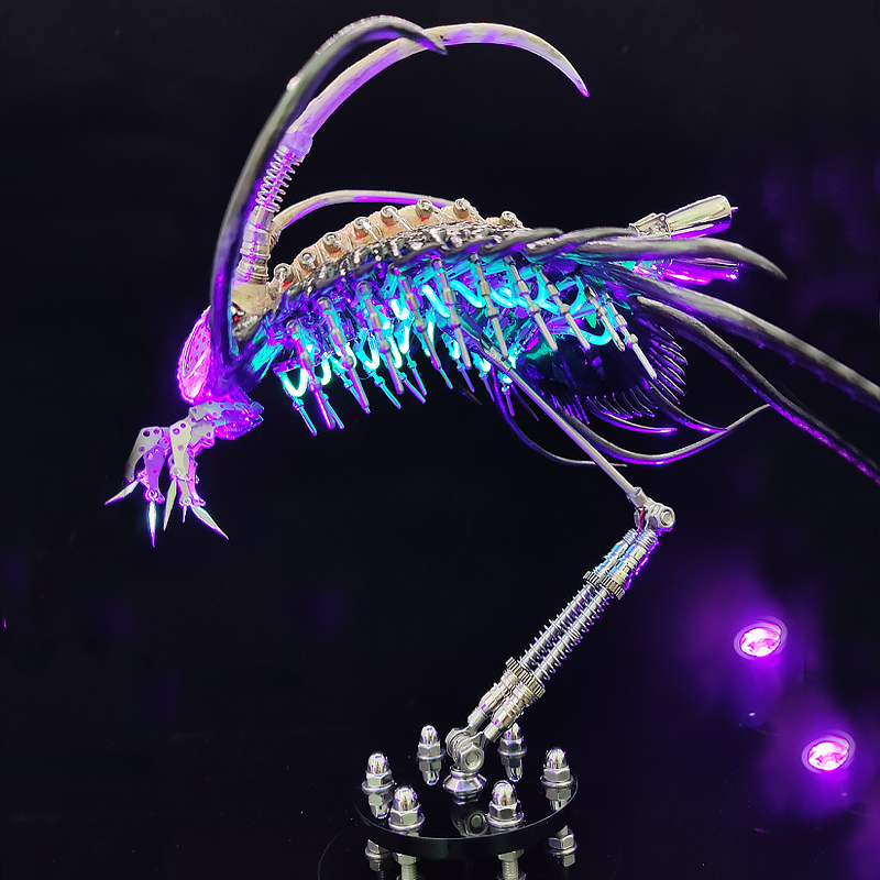 Metal 3D Steampunk Trilobite Bug Assembled